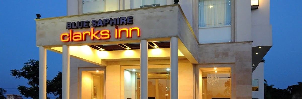 Hotel Blue Saphire Countryside Haldwani on Rampur Road, with its rooftop pool and countryside frontage